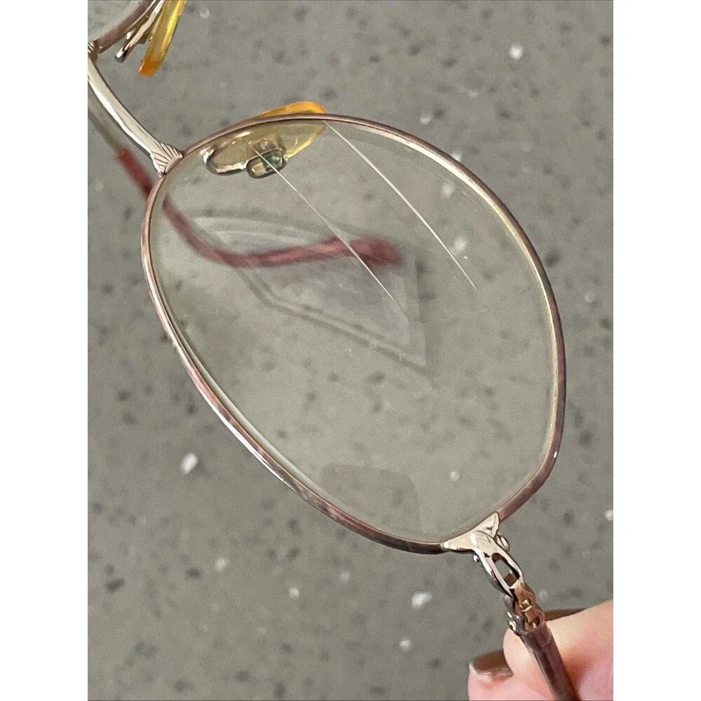 MARCOLIN EYEGLASSES FRAMES ONLY Mod. 7214 Col. 506 FULL RIM 51-18-125 gold oval